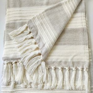 🎁Ann Gish Blanca Throw - Natural - Style # YTHBL-NAT